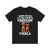 This Is My Human Costume I'm Really A Vizsla Dog Shirt, Dog Lover Shirt, Vizsla Dog, Animal Toddler Infant Kids Gift T-Shirt Image 1