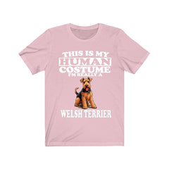 This Is My Human Costume I'm Really A Welsh Terrier Shirt - Welsh Terrier print design