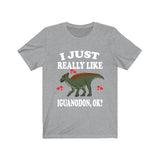I Just Really Like Iguanodon Dinosaur Shirt, Iguanodon Lover Shirt, Iguanodon Animal Lover Adult Toddler Infant Kids Gift T-Shirt Image 2