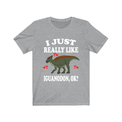 I Just Really Like Iguanodon Shirt - Iguanodon print design