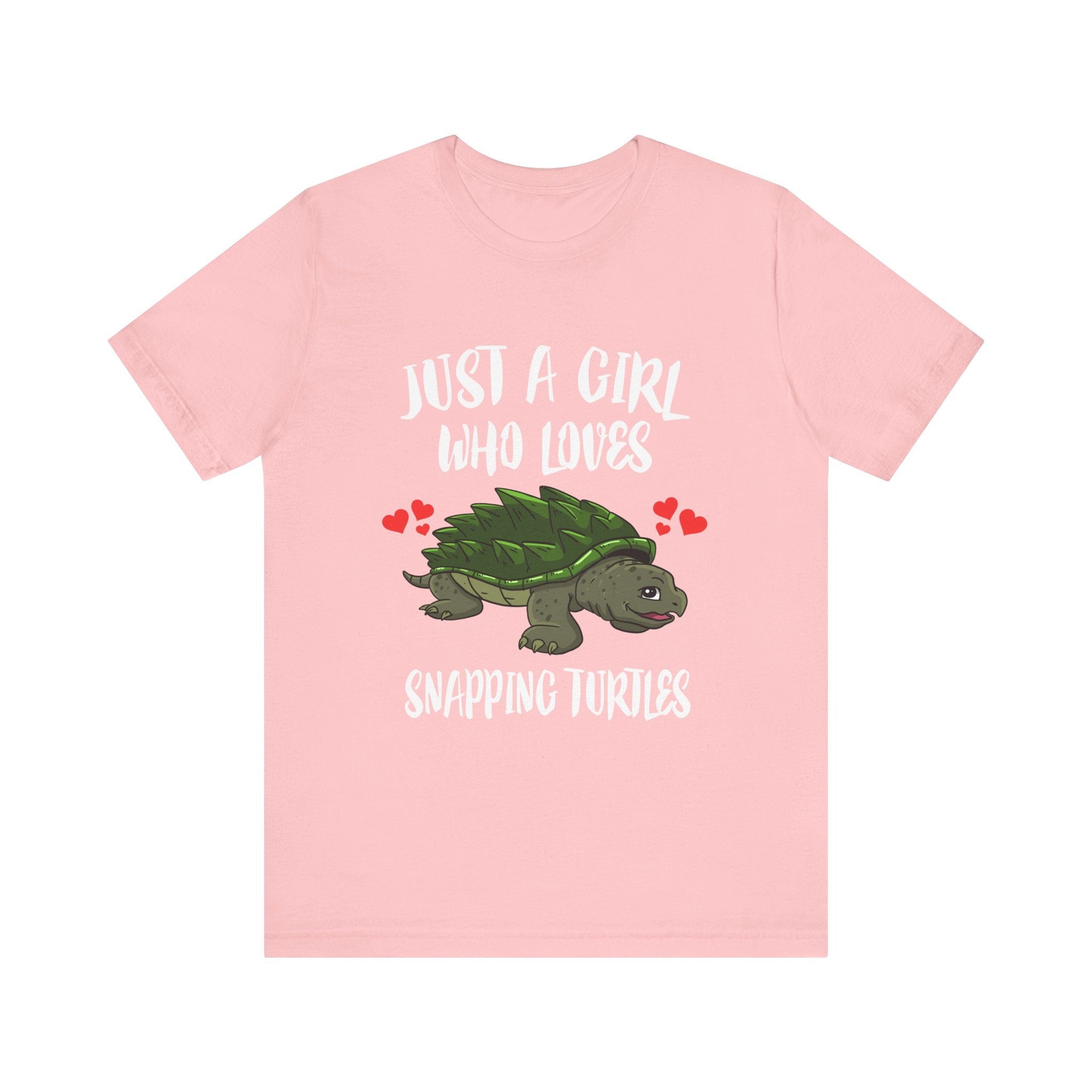 Just a girl who loves snapping turtles freshwater reptile tee
