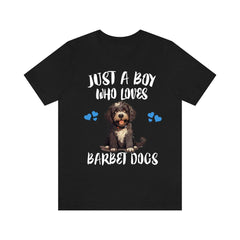 Just a boy who loves barbets French curly water dog breed tee