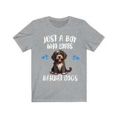 Just a boy who loves barbets French curly water dog breed tee