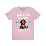 Just A Boy Who Loves Barbets Shirt, Dog Lover Shirt, Barbet Dog, Animal Toddler Infant Kids Gift T-Shirt Image 4