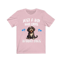 Just a boy who loves barbets French curly water dog breed tee