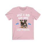 Just A Boy Who Loves Cesky Terriers Shirt, Dog Lover Shirt, Cesky Terrier Dog, Animal Toddler Infant Kids Gift T-Shirt Image 4