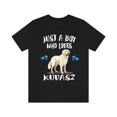Kuvasz Dog T-Shirt for Boys - kuvasz print design