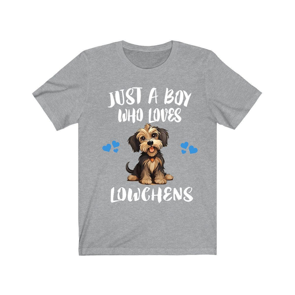 Just A Boy Who Loves Lowchens Dogs Shirt, Dog Lover Shirt, Lowchen Dog, Animal Toddler Infant Kids Gift T-Shirt Image 1