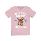 Just A Boy Who Loves Otterhounds Dogs Shirt, Dog Lover Shirt, Otterhound Dog, Animal Toddler Infant Kids Gift T-Shirt Image 4