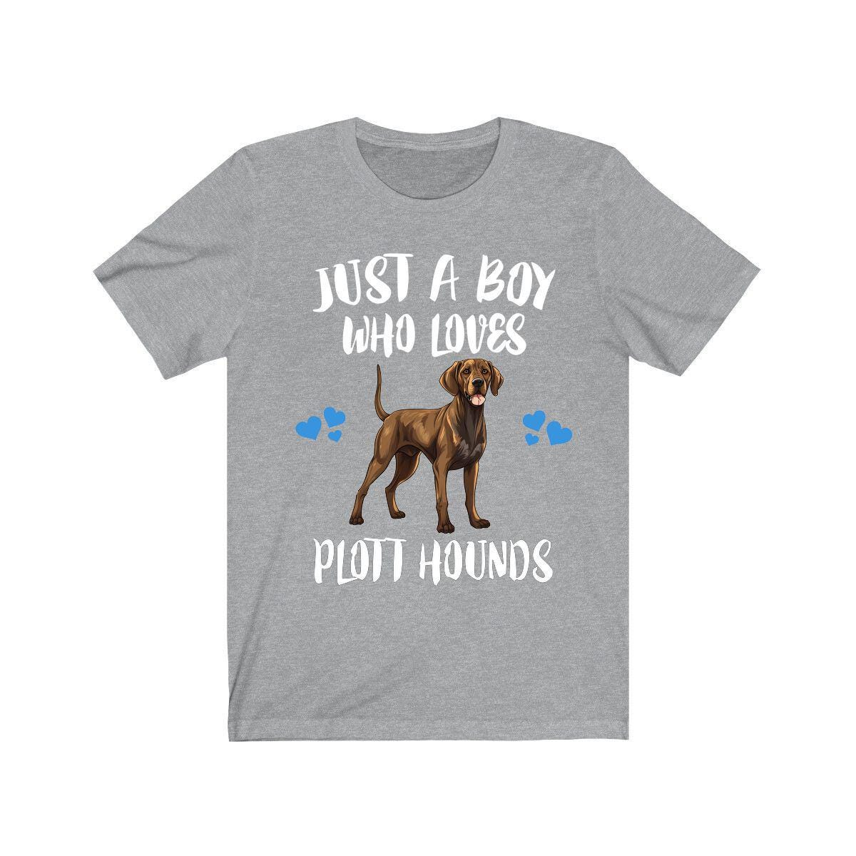 Just A Boy Who Loves Plott Hounds Dogs Shirt - Plott Hound print design