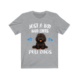 Just A Boy Who Loves Puli Dogs Shirt, Dog Lover Shirt, Puli Dog, Animal Toddler Infant Kids Gift T-Shirt Image 3