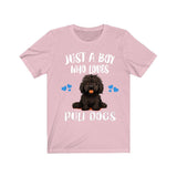 Just A Boy Who Loves Puli Dogs Shirt, Dog Lover Shirt, Puli Dog, Animal Toddler Infant Kids Gift T-Shirt Image 4