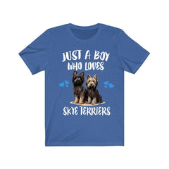 Skye Terrier T-Shirt for Boys - skye terrier print design