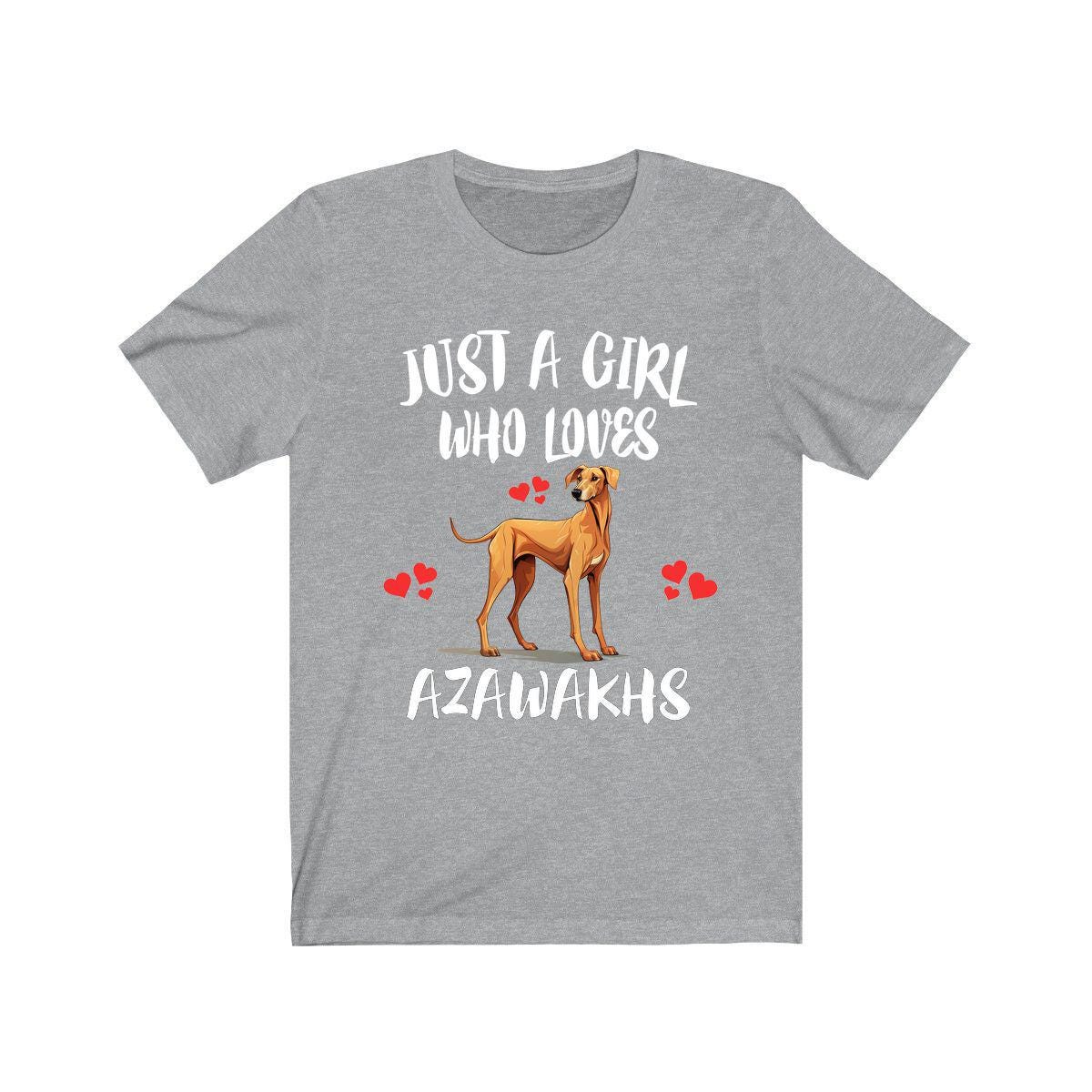 Azawakh Dog T-Shirt for Girls - azawakh print design