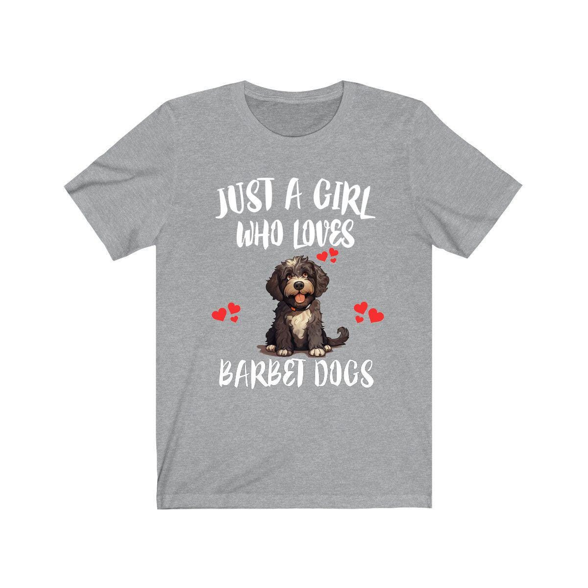 Just A Girl Who Loves Barbets Shirt, Dog Lover Shirt, Barbet Dog, Animal Toddler Infant Kids Gift T-Shirt Image 1