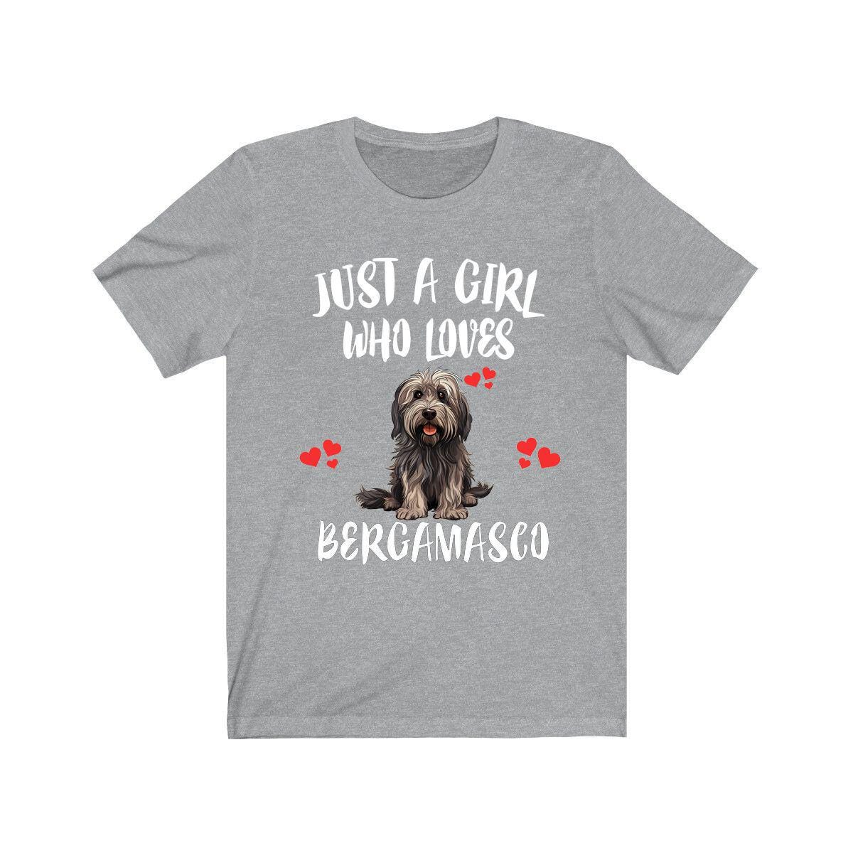 Bergamasco Sheepdog T-Shirt for Girls - bergamasco print design