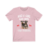 Just A Girl Who Loves Cesky Terriers Shirt, Dog Lover Shirt, Cesky Terrier Dog, Animal Toddler Infant Kids Gift T-Shirt Image 4