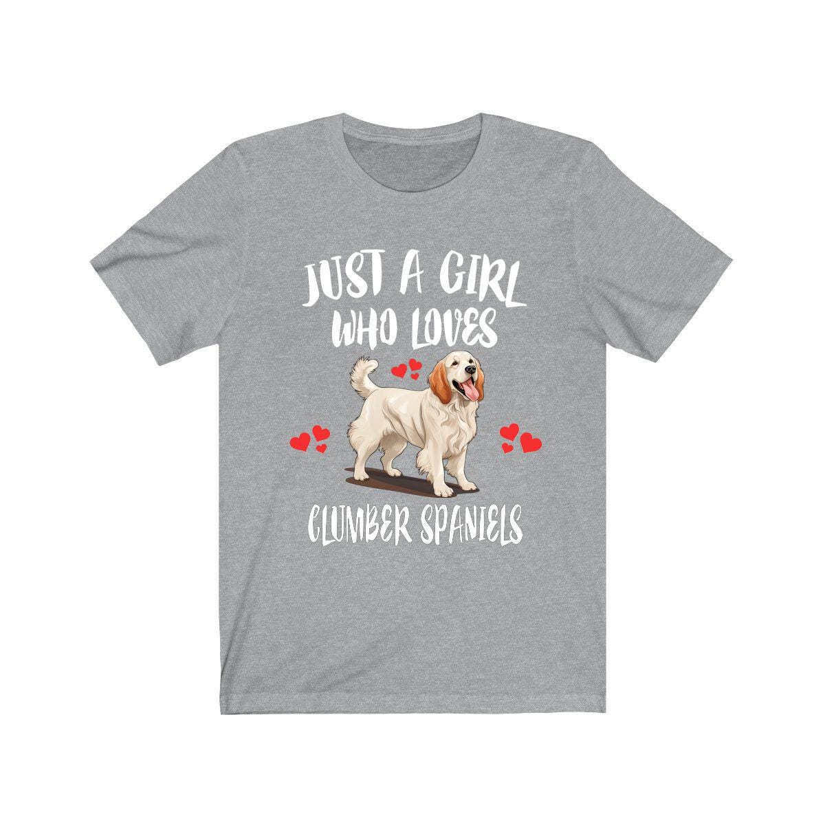 Just A Girl Who Loves Clumber Spaniels Shirt - Clumber Spaniel print design