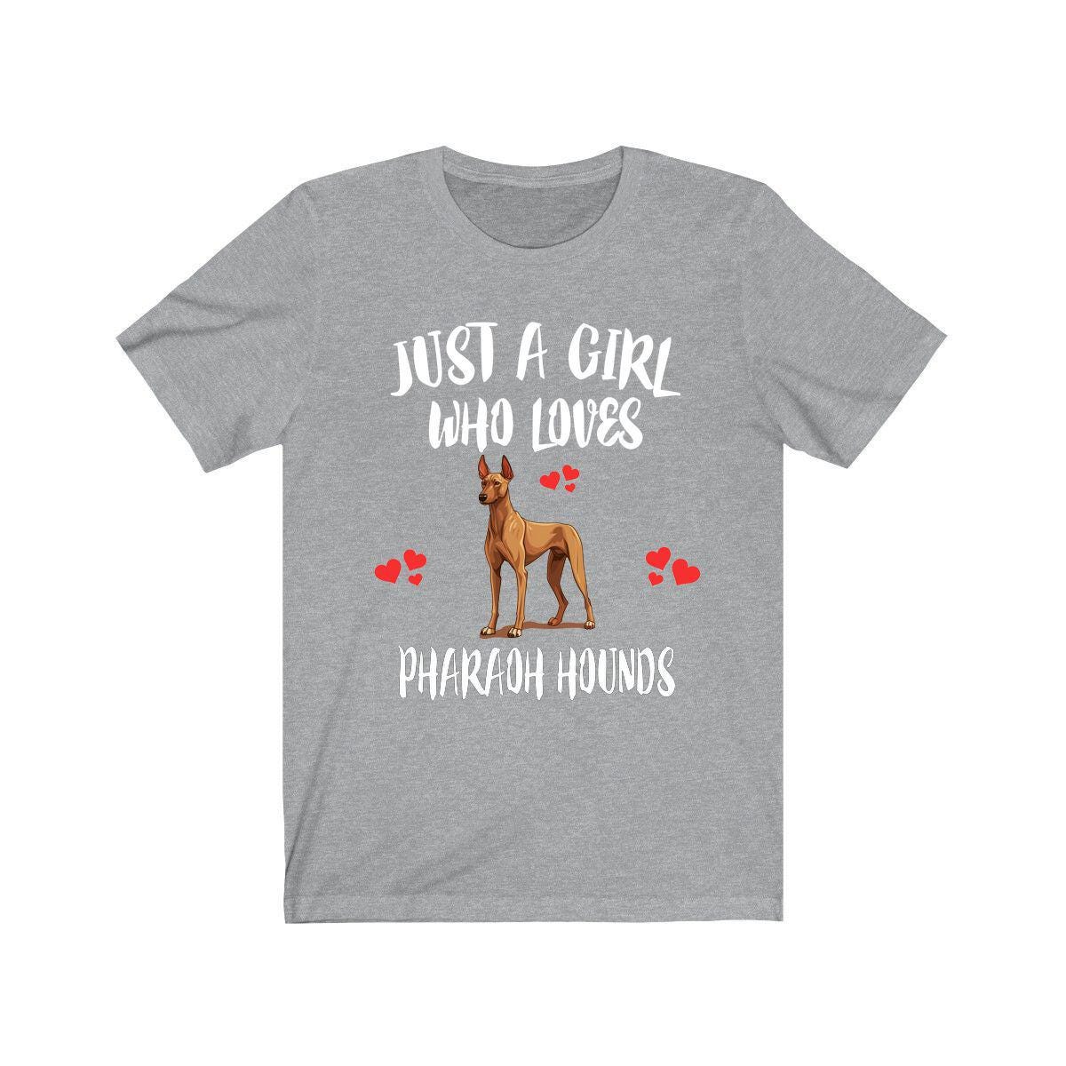 Pharaoh Hound T-Shirt for Girls - pharaoh hound print design