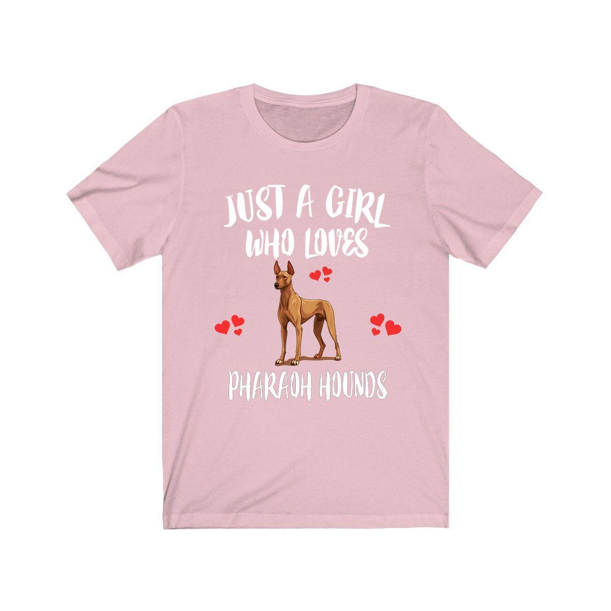 Pharaoh Hound T-Shirt for Girls - pharaoh hound print design