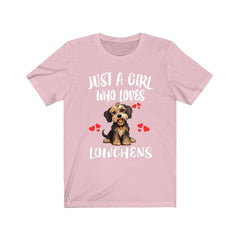 Just A Girl Who Loves Lowchen Dogs Shirt - lowchen dog print design