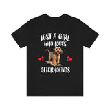 Just A Girl Who Loves Otterhounds Dogs Shirt, Dog Lover Shirt, Otterhound Dog, Animal Toddler Infant Kids Gift T-Shirt Image 1