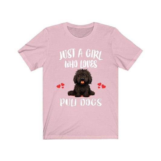 Just A Girl Who Loves Puli Dogs Shirt - puli dog print design