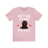 Just A Girl Who Loves Puli Dogs Shirt, Dog Lover Shirt, Puli Dog, Animal Toddler Infant Kids Gift T-Shirt Image 1