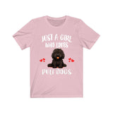 Just A Girl Who Loves Puli Dogs Shirt, Dog Lover Shirt, Puli Dog, Animal Toddler Infant Kids Gift T-Shirt Image 1