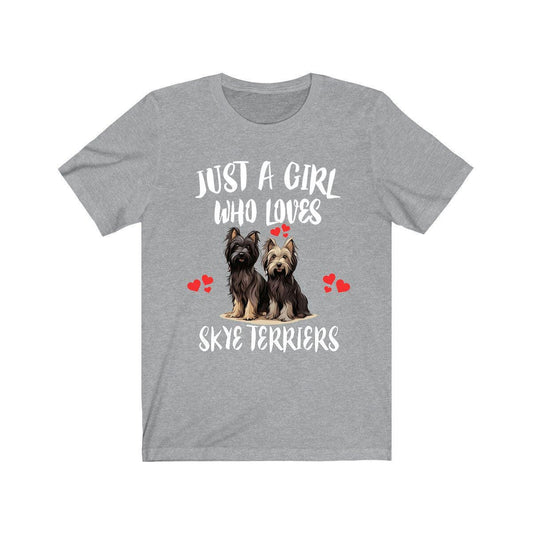 Just A Girl Who Loves Skye Terriers Shirt - skye terrier print design
