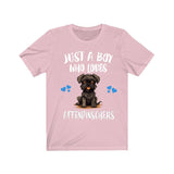 Just A Boy Who Loves Affenpinschers Shirt, Dog Lover Shirt, Affenpinschers Dog, Animal Toddler Infant Kids Gift T-Shirt Image 4