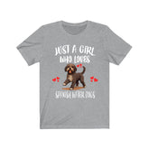 Just A Girl Who Loves Spanish Water Dogs Shirt, Dog Lover Shirt, Spanish Water Dog, Animal Toddler Infant Kids Gift T-Shirt Image 1