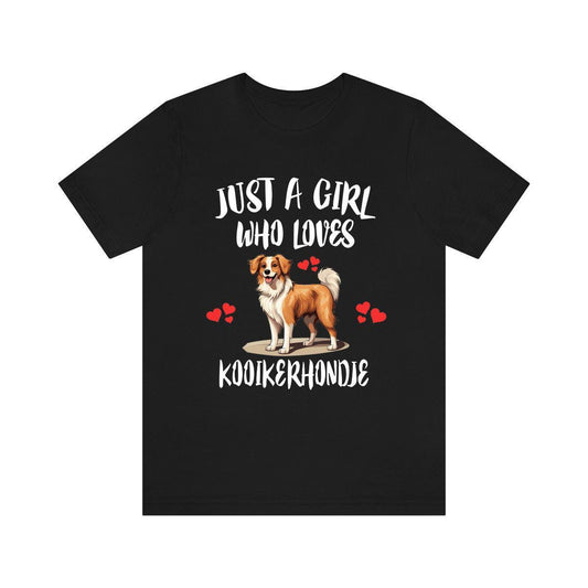 Just A Girl Who Loves Kooikerhondje Shirt - kooikerhondje print design