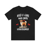 Just A Girl Who Loves Kooikerhondje Dogs Shirt, Dog Lover Shirt, Kooikerhondje Dog, Animal Toddler Infant Kids Gift T-Shirt Image 1
