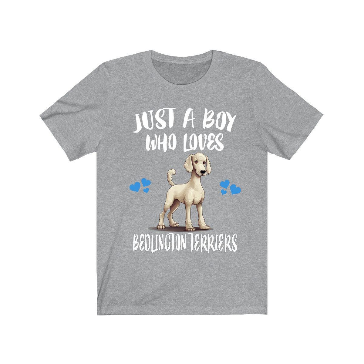 Just a boy who loves Bedlington terriers lamb-like English terrier tee