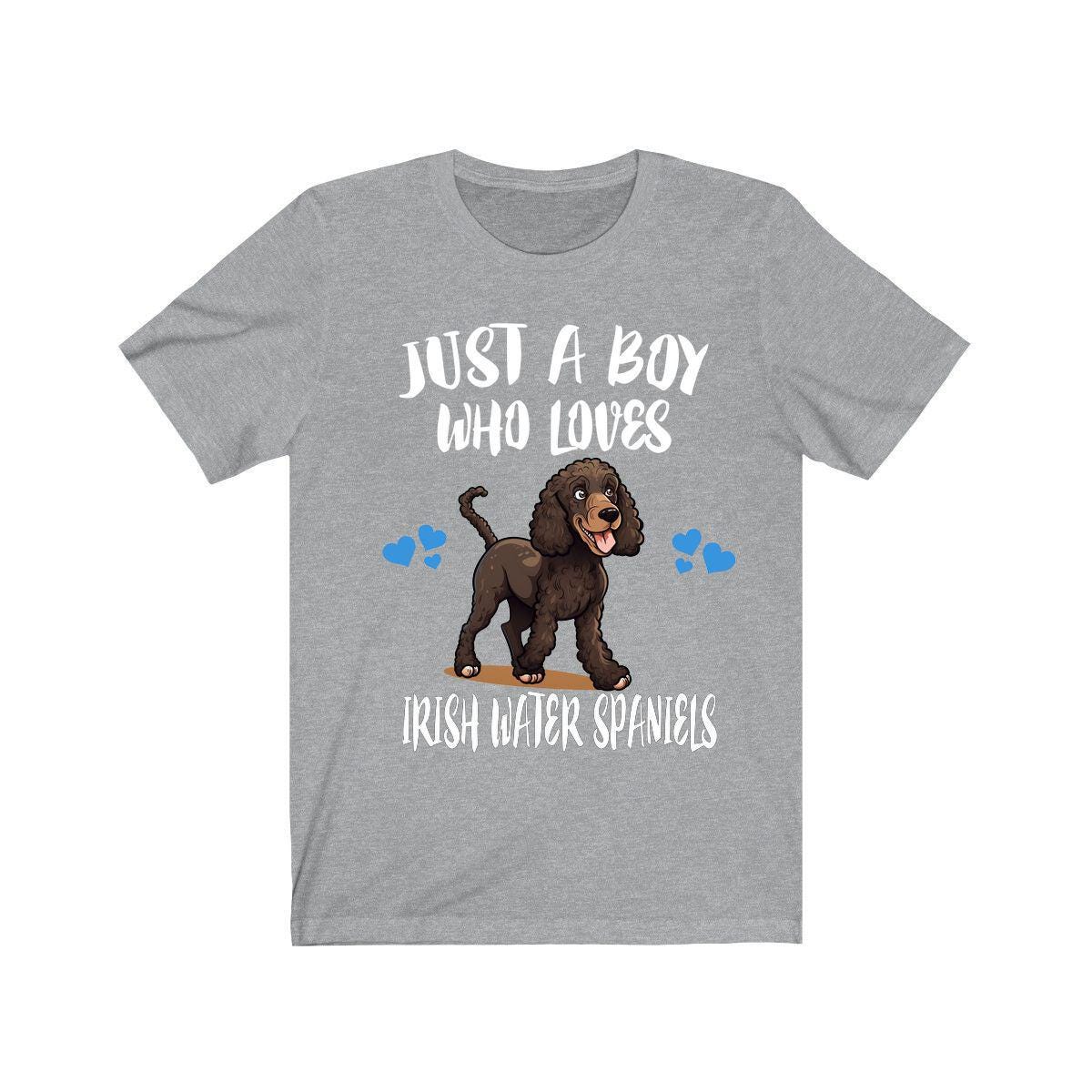 Just A Boy Who Loves Irish Water Spaniels Shirt, Dog Lover Shirt, Irish Water Spaniel Dog, Animal Toddler Infant Kids Gift T-Shirt Image 1