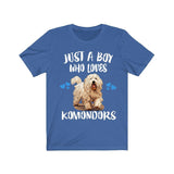 Just A Boy Who Loves Komondors Shirt, Dog Lover Shirt, Komondor Dog, Animal Toddler Infant Kids Gift T-Shirt Image 2