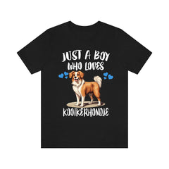 Kooikerhondje Dog T-Shirt for Boys - kooikerhondje print design