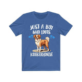 Just A Boy Who Loves Kooikerhondje Dogs Shirt, Dog Lover Shirt, Kooikerhondje Dog, Animal Toddler Infant Kids Gift T-Shirt Image 2