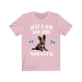 Just A Boy Who Loves Mudis Dogs Shirt, Dog Lover Shirt, Mudi Dog, Animal Toddler Infant Kids Gift T-Shirt Image 4