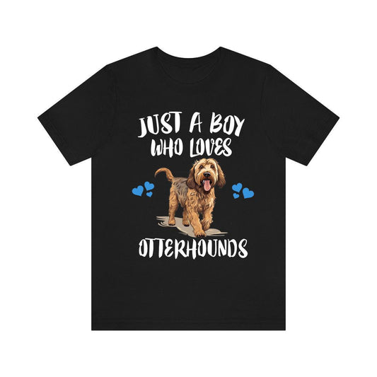 Otterhound Dog T-Shirt for Boys - otterhound print design