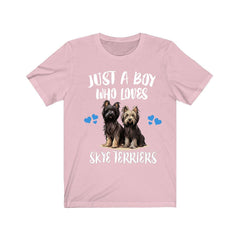 Skye Terrier T-Shirt for Boys - skye terrier print design