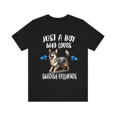 Swedish Vallhund T-Shirt for Boys - swedish vallhund print design