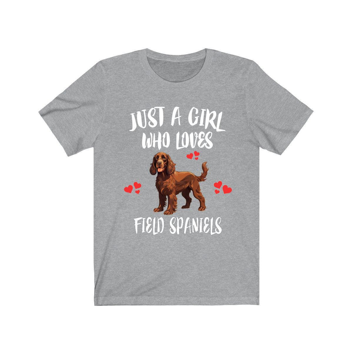 Just A Girl Who Loves Field Spaniels Shirt, Dog Lover Shirt, Field Spaniel Dog, Animal Toddler Infant Kids Gift T-Shirt Image 1