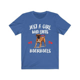 Just A Girl Who Loves Boerboels Shirt, Dog Lover Shirt, Boerboel Dog, Animal Toddler Infant Kids Gift T-Shirt Image 2
