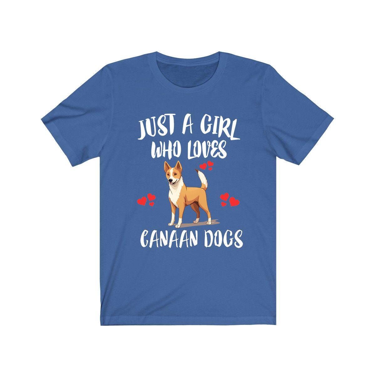Canaan Dog T-Shirt for Girls - canaan dog print design