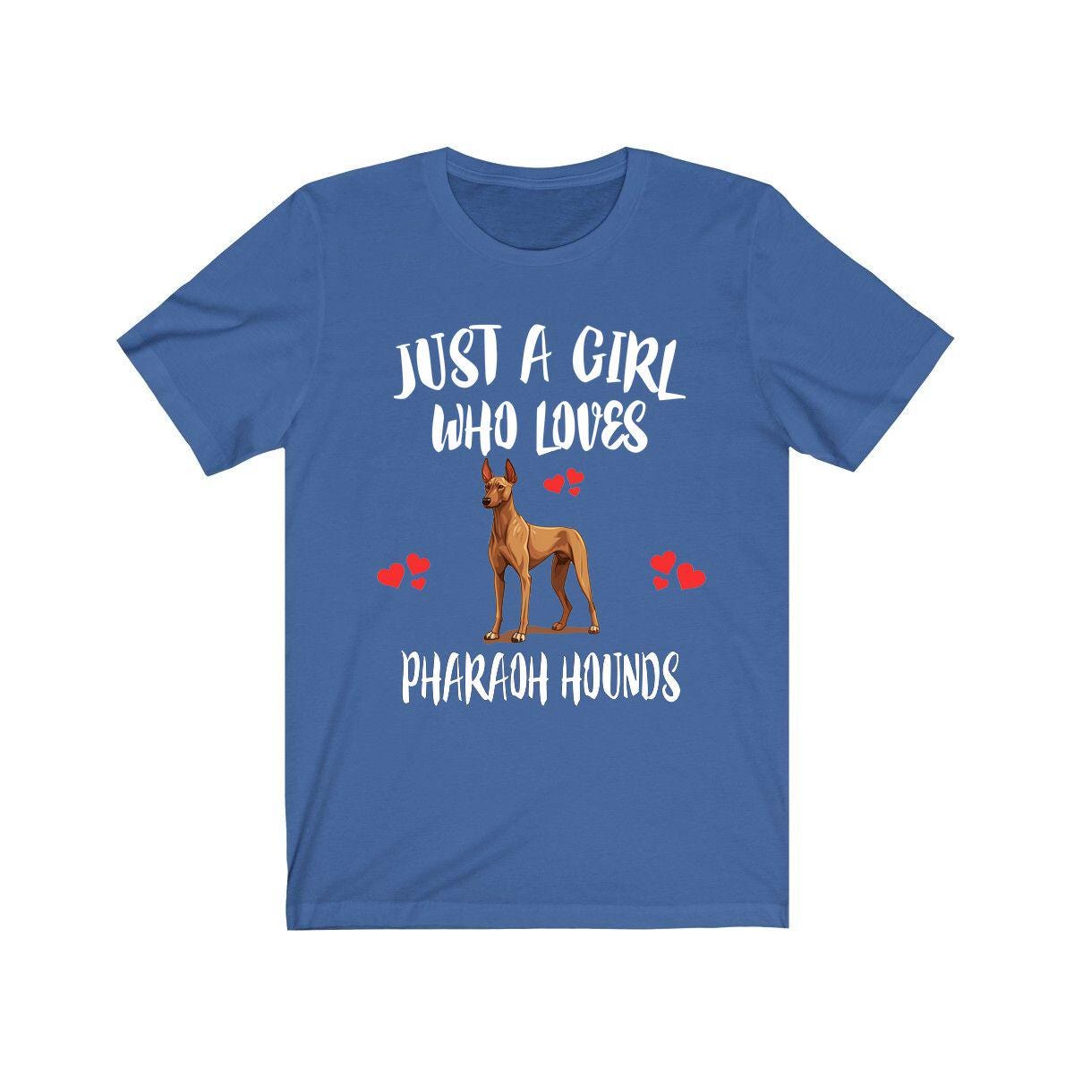 Pharaoh Hound T-Shirt for Girls - pharaoh hound print design