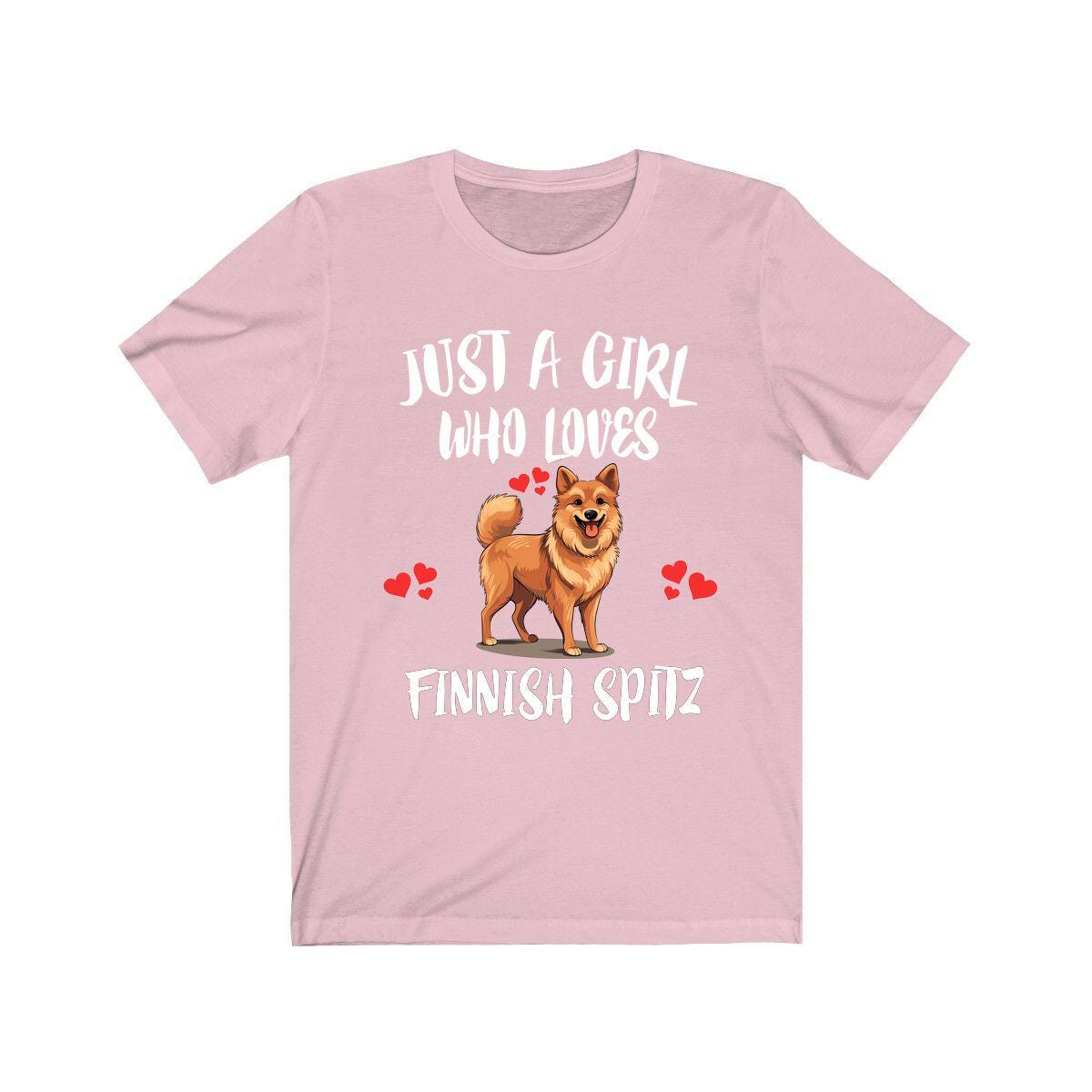 Just a girl who loves Finnish Spitz Nordic spitz dog breed tee