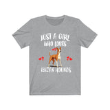 Just A Girl Who Loves Ibizan Hounds Shirt, Dog Lover Shirt, Ibizan Hound Dog, Animal Toddler Infant Kids Gift T-Shirt Image 3