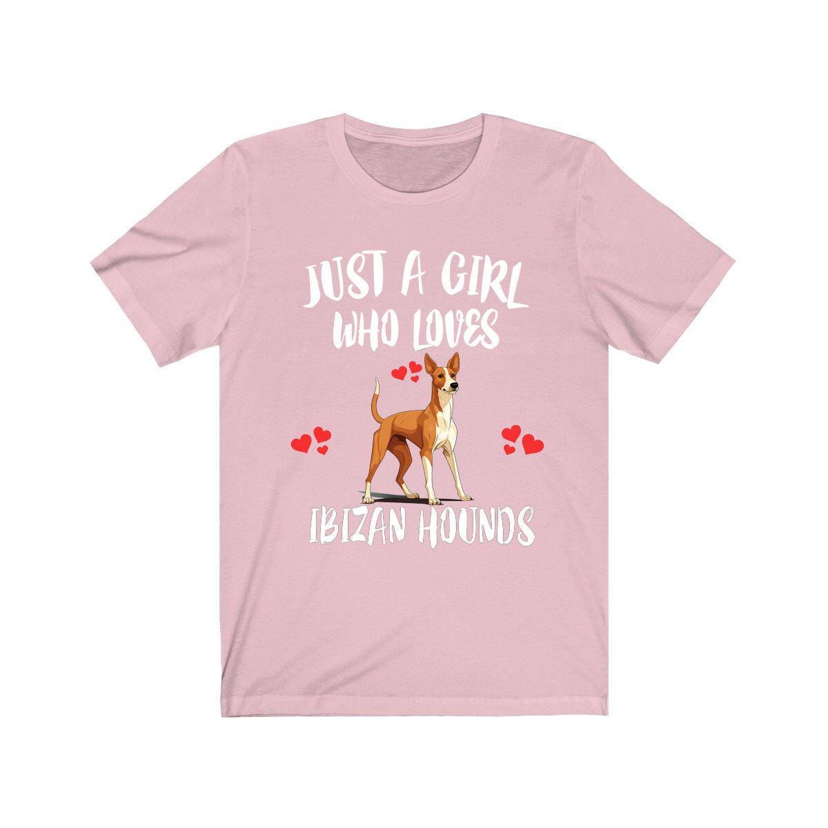 Ibizan Hound T-Shirt for Girls - ibizan hound print design